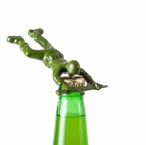 Green Army Man Bottle Opener