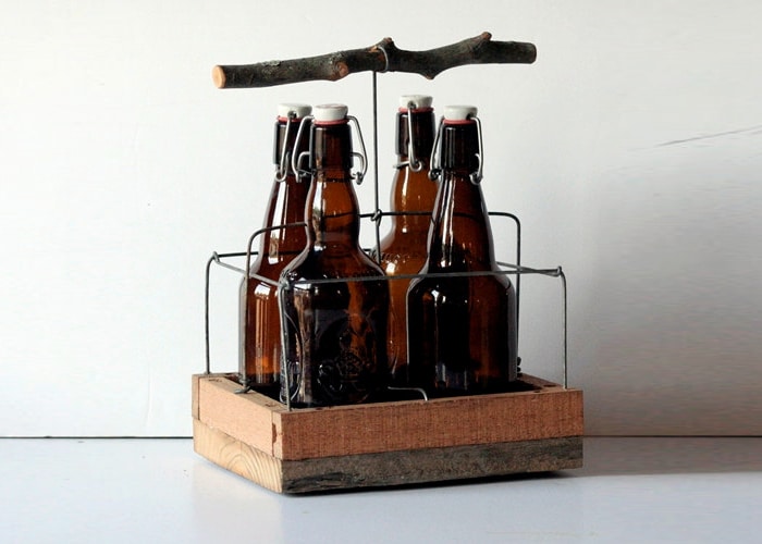 Rustic Beer Tote