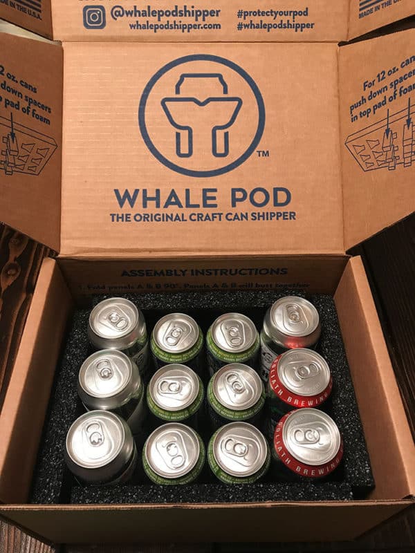 The Whale Pod Beer Shipper