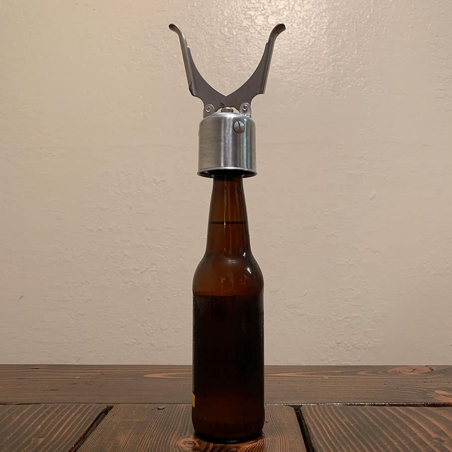 Eagle Cap-Off On Bottle