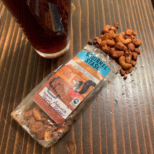 Squirrel Stash Nuts Buzzed Craft Beer Roasted Cashews