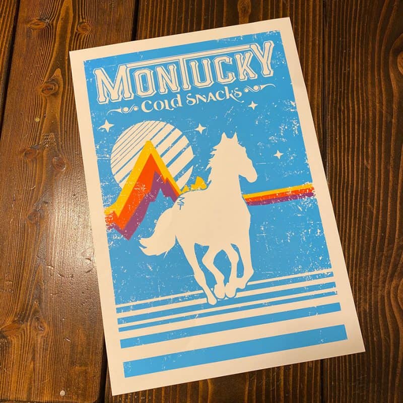 Shafer Print Shop Montucky Beer Poster
