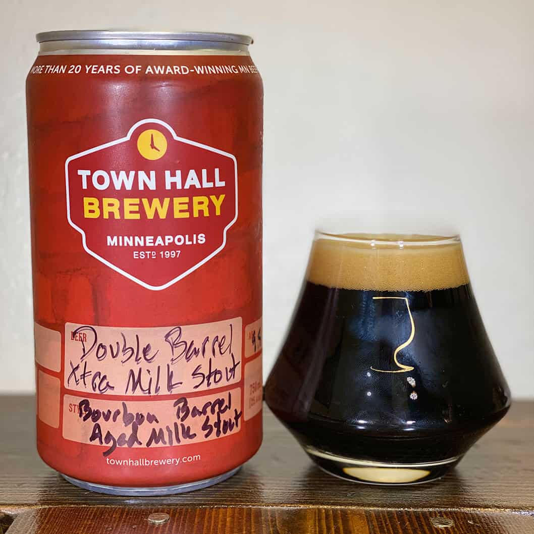 Town Hall Brewery Double Barrel Xtra Milk Stout Craft Beer Time
